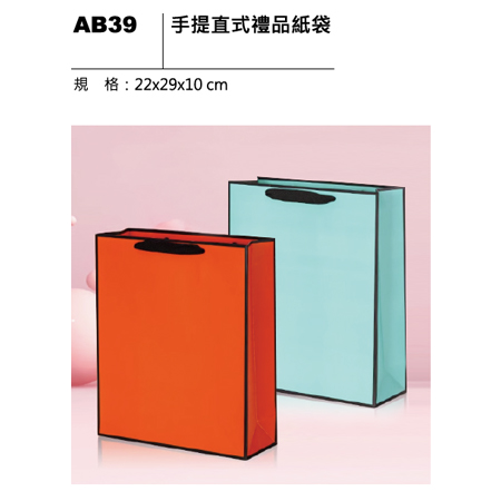 AB39 手提直式禮品紙袋